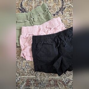 SOLD 🔥 - Girls Linen Shorts